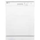 White Knight FSDW6052W 60cm Dishwasher in White 12 Place Settings E Ra