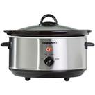 Daewoo SDA1364GE 3 5 Litre Slow Cooker in Stainless Steel