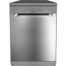 Hotpoint H2FHL626X 60cm Dishwasher in Silver 14 Place Setting E Rated