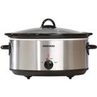 Daewoo SDA1788GE 6 5 Litre Slow Cooker in Stainless Steel