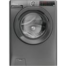 Hoover H3WPS496TMRR Washing Machine in Graphite 1400rpm 9Kg A Rated