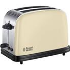 Russell Hobbs 23334 Colours Plus 2 Slice Toaster in Cream
