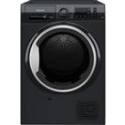 Hotpoint NTM1182BSK 8kg Heat Pump Condenser Dryer in Black A Rated