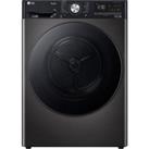 LG FDV909BN 9kg Dual Heat Pump Condenser Dryer in Black A Rated