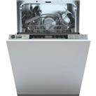 Hoover HDIH2T1047 45cm Fully Integrated Slimline Dishwasher 10 Place E