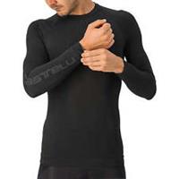 Castelli Core Seamless Mens Cycling Base Layer Black Long Sleeve Bike Ride Top