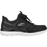 Skechers Summits Free Classic Womens Training Shoes Black Gym Workout Trainers