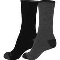 More Mile Double Layer 2 Pack Mens Walking Socks Multi Outdoor Hiking Comfort - 8.5 - 10.5 Regular