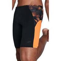 Speedo Eco Endurance Plus Splice Mens Jammer Swim Shorts Black Swimming Lined - 40" Regular