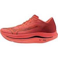 Mizuno Wave Rebellion Flash 2 Running Shoes Red Lightweight Racing Run Trainers