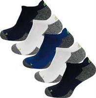 More Mile Challenger 5 Pack Running Socks Mens Cushioned Support Sports Run - UK 8.5 - 10.5 Regular