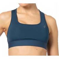 Asics Performance Womens Sports Bra Blue Support Compression Running Workout Run - XS Regular