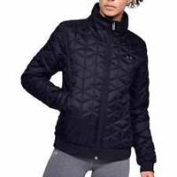 Under Armour ColdGear Reactor Performance Womens Jacket Black Running Run Ladies