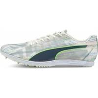 Puma evoSpeed SP Middle Distance Running Spikes White Mid Distance Track Shoes