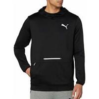 Puma Ready To Go Mens Training Hoody Black Gym Hooded Pockets Moisture Wicking