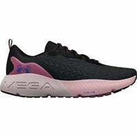 Under Armour HOVR Mega 3 Clone Womens Running Shoes Black Cushioned Run Trainers