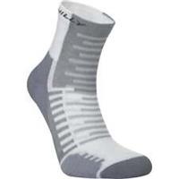 Hilly Active Anklet Running Socks White Cushioned Sports Training Run Jogging