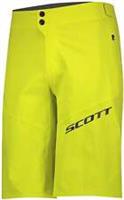 Scott Endurance Mens Cycling Shorts Yellow Padded Loose Fit Bike Ride Short - 3XL Regular