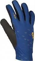 Scott RC Pro Full Finger Cycling Gloves Blue Padded Bike Ride Ventilated Comfort