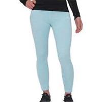 More Mile Heather Girls Running Tights Blue Junior Kids Lightweight Run Sports - UK Size Regular