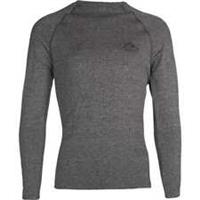 More Mile Train To Run Boys Running Top Grey Long Sleeve Junior Kids Breathable