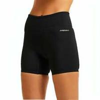 Pressio Bio Mid Rise Womens Short Tights Black 3 Inch Running Fitted Run Shorts - L Regular