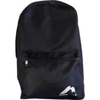 More Mile Cross Avenue Backpack Black Stylish Padded Zip Pocket Travel Gym Bag