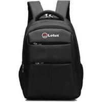 Lotus Classic Laptop Backpack Black Stylish Padded Travel Gym Training Bag