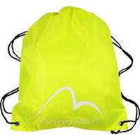 More Mile Logo Drawstring Gym Sack Yellow Travel Training Water Resistant Bag