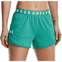 Under Armour Play Up 3.0 Twist Womens Running Shorts Green Lightweight Run Short