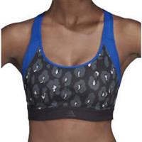 adidas Dont Rest Iteration Womens Sports Bra Black Support Compression Gym Run - 2XS Regular