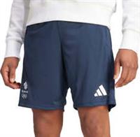 adidas Team GB Mens Training Shorts Blue Gym Zip Pocket Excerise Workout Fitness - M Regular