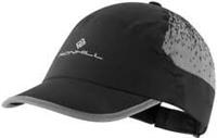 Ronhill Reflect Running Cap Black Lightweight Reflective Run Breathable Hat Mens