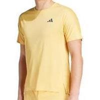 adidas Adizero Mens Running Top Yellow Short Sleeve Lightweight Run T-Shirt - XL Regular