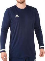 adidas T19 Mens Training Top Blue Long Sleeve Gym Excerise Workout Fitness - S Regular