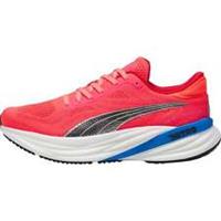 Puma Magnify Nitro 2 Mens Running Shoes Red Cushioned Comfort Sports Trainers