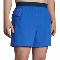 Brooks Sherpa Mens Running Shorts Blue 2 In 1 7 Inch Twin Short Run Training Gym