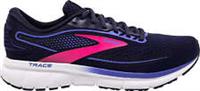 Brooks Trace 2 Womens Running Shoes Blue Cushioned Comfort Sports Run Trainers