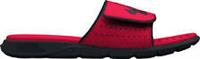 Under Armour Ignite Pro Sliders Red Mens Slip On Pool Gym Shower Sports Slides