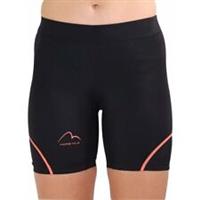 More Mile Compression Womens Short Tights Black Running Base Layer Fitted Shorts