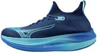 Mizuno Neo Vista Mens Running Shoes Blue Cushioned Comfort Sports Run Trainers