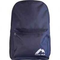 More Mile Cross Avenue Backpack Navy Stylish Padded Zip Pocket Travel Gym Bag