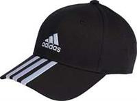 adidas 3 Stripes Cotton Twill Cap Black Stylish Adjustable Comfort Hat Mens