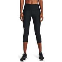 Under Armour Hi-Rise Womens Running Tights Black 3/4 Capri Compression Run - S Regular