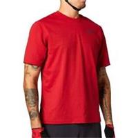 Fox Ranger PowerDry Mens Cycling Jersey Red Short Sleeve MTB Mountain Bike Top - S Regular