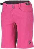 Scott Trail Flow Womens Cycling Shorts Pink Padded MTB Mountain Bike Ride Short