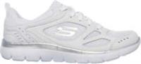 Skechers Summits Suited Womens Training Shoes White Gym Workout Fitness Trainers