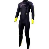 Zone3 Advance Mens Wetsuit Black Neoprene Triathlon Hi Vis Performance