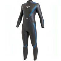 Speedo Tri Event Mens Wetsuit Black Neoprene Seamless Triathlon Performance