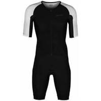 Orca Athlex Aero Race Mens Tri Suit White Compression With Pockets Triathlon